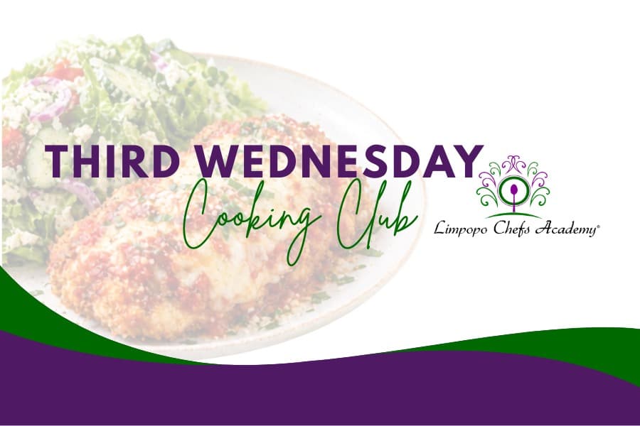 3rd Wednesday Cooking Club: Chicken Parmesan & Goddess Salad course image