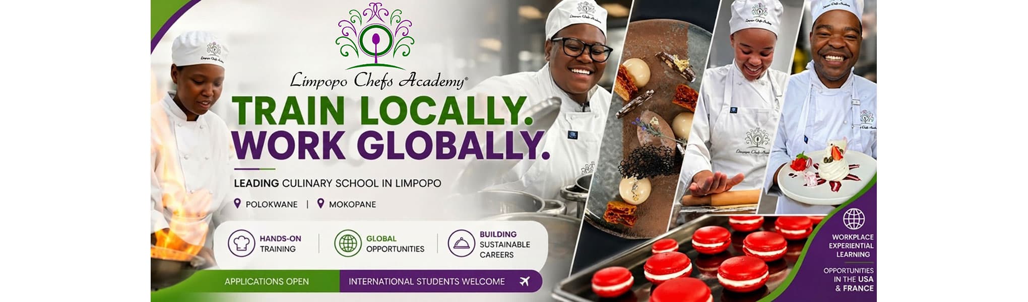 Limpopo Chefs Academy campaign banner